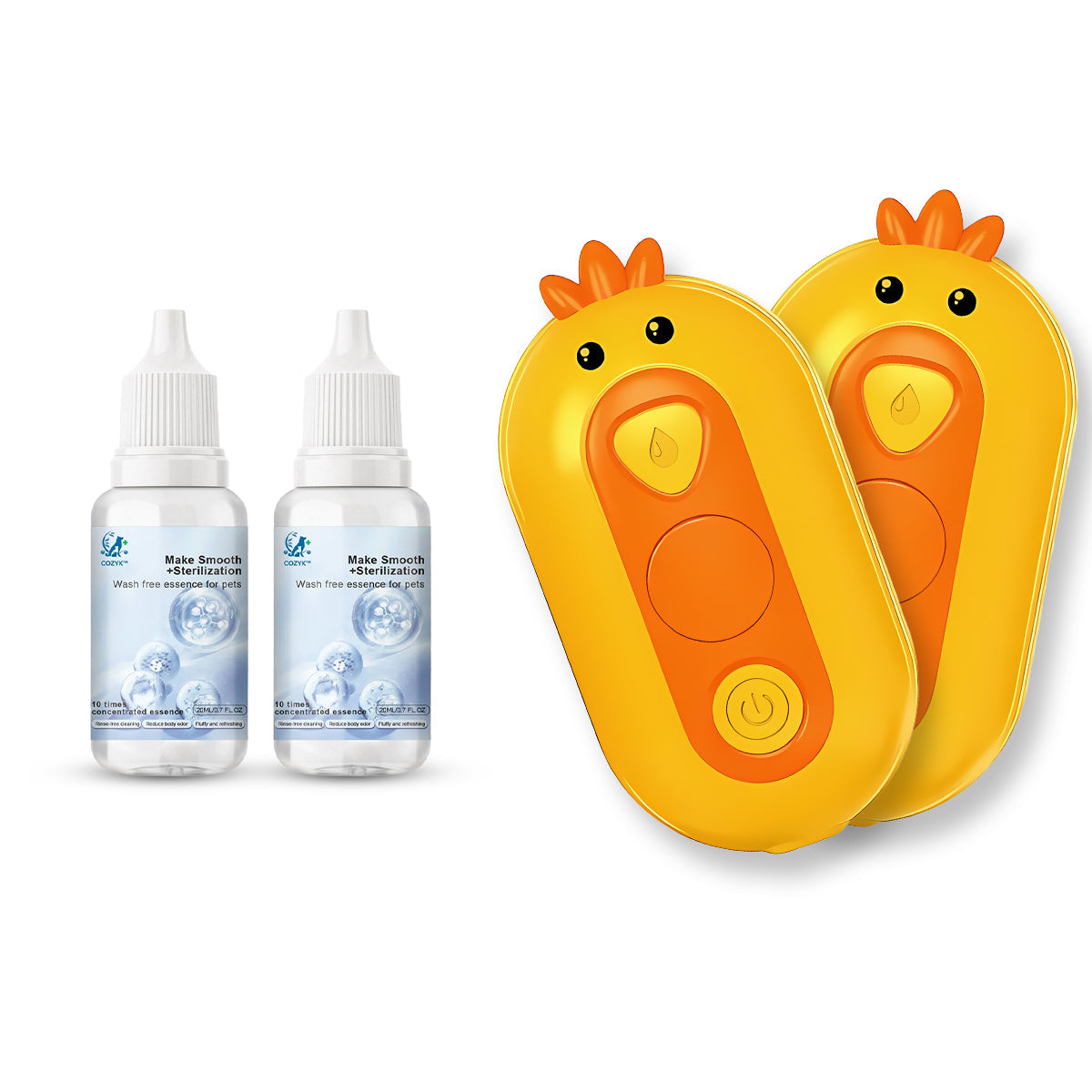 ⏰Last Day Promotion: 80% OFF🔥 Patented Exclusive Rechargeable Steam Pet Brush