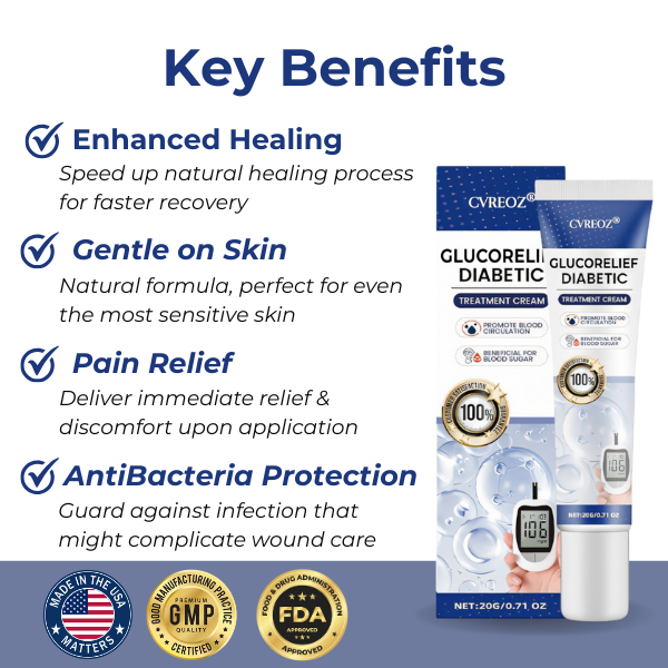 đ„Special Offer â 60% OFF This Week Onlyâ°: CvreozÂź GlucoRelief Diabetic Treatment Cream