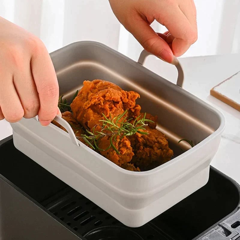 TLOPA® Foldable Air Fryer Silicone Baking Tray
