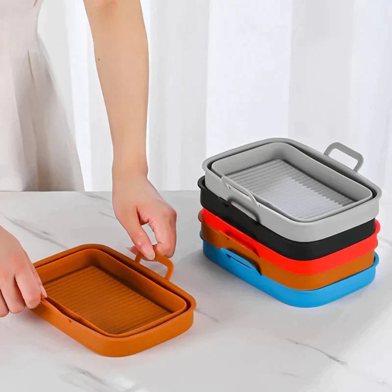 TLOPA® Foldable Air Fryer Silicone Baking Tray