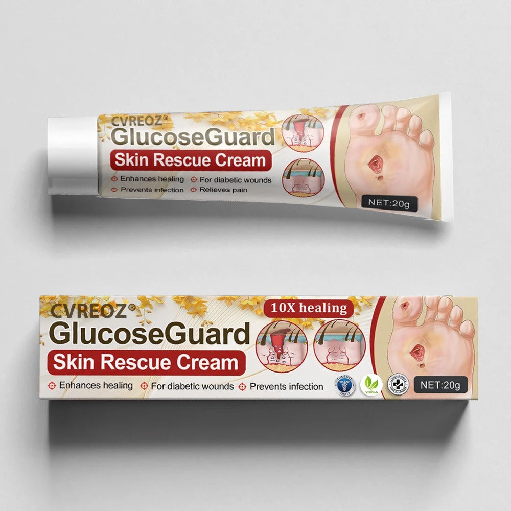 ⏰Last Day Promotion: 60% OFF 🔥CVREOZ® GlucoseGuard Skin Rescue Cream