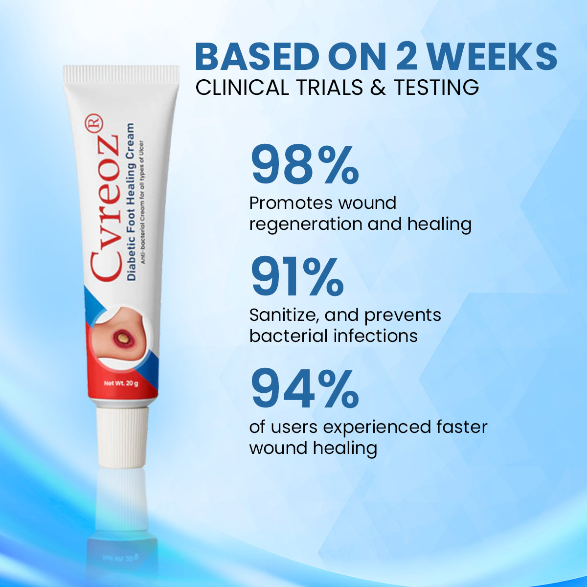 ⏰Last Day Promotion: 70% OFF 🔥Cvreoz® Diabetic Foot Healing Cream