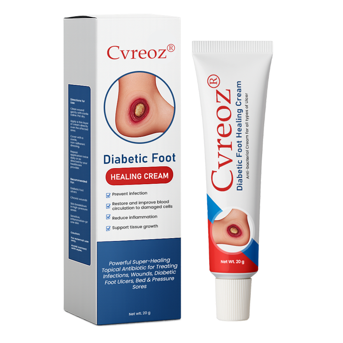 ⏰Last Day Promotion: 70% OFF 🔥Cvreoz® Diabetic Foot Healing Cream