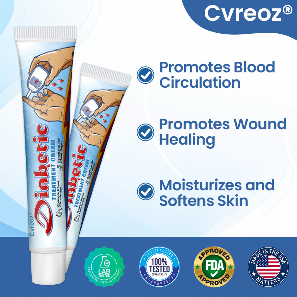 CVREOZ® VitaGluco Diabetes Treatment Cream
