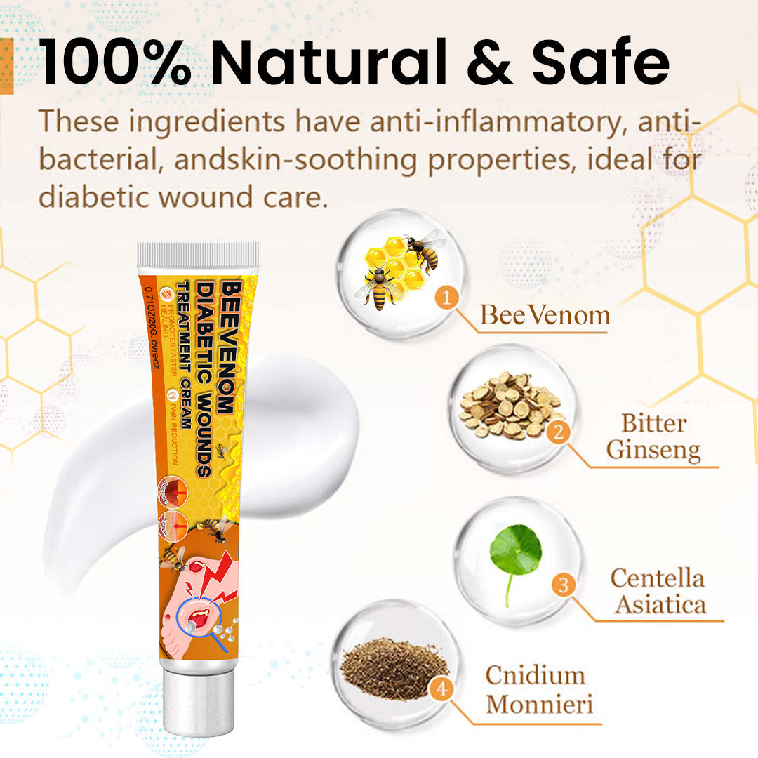 Cvreoz® Bee Venom Diabetic Wounds Treatment Cream
