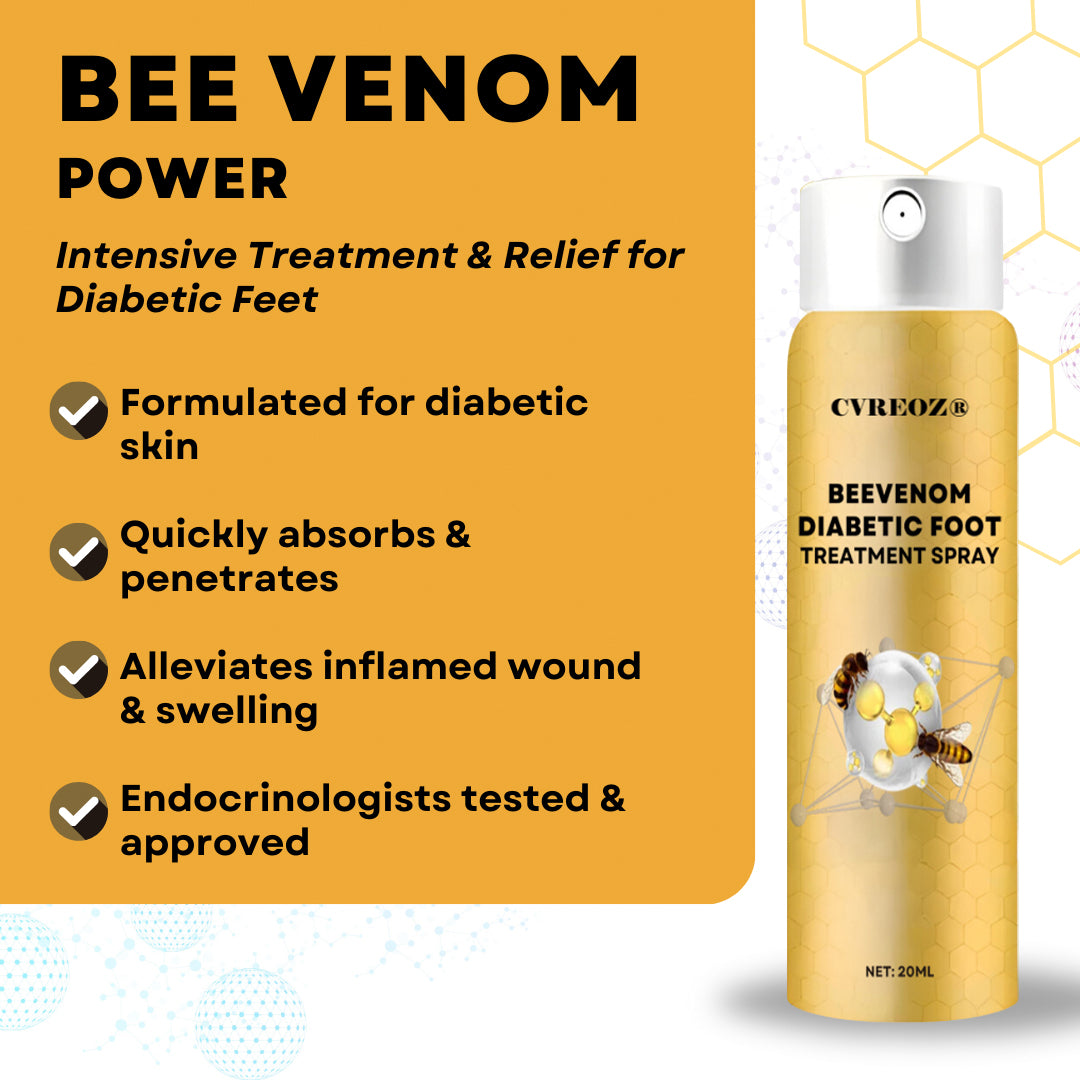 đSPECIAL OFFER: 60% OFF This Today Only!đ„CVREOZÂź Bee Venom Diabetic Foot Treatment Spray
