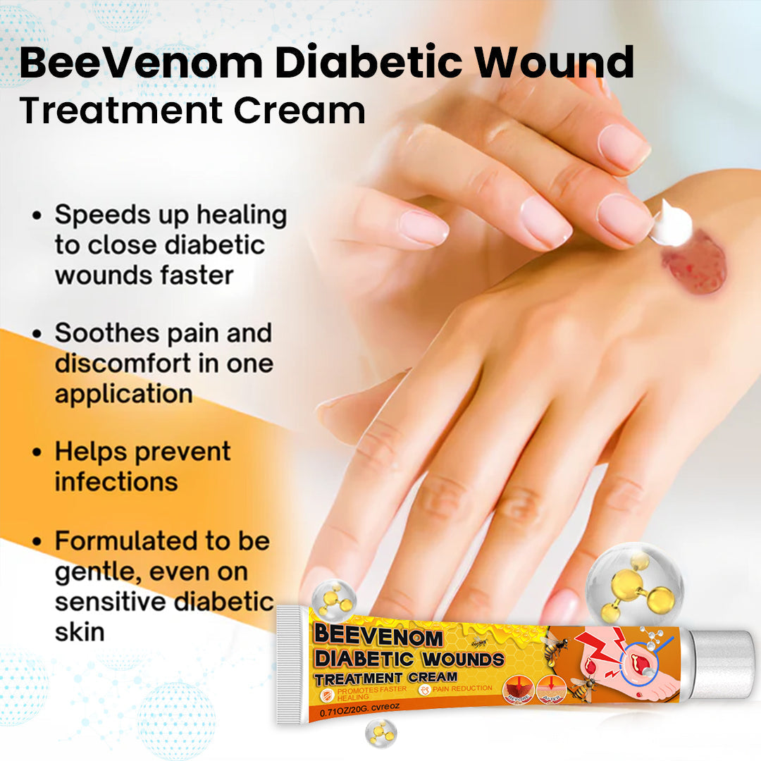 Cvreoz® Bee Venom Diabetic Wounds Treatment Cream