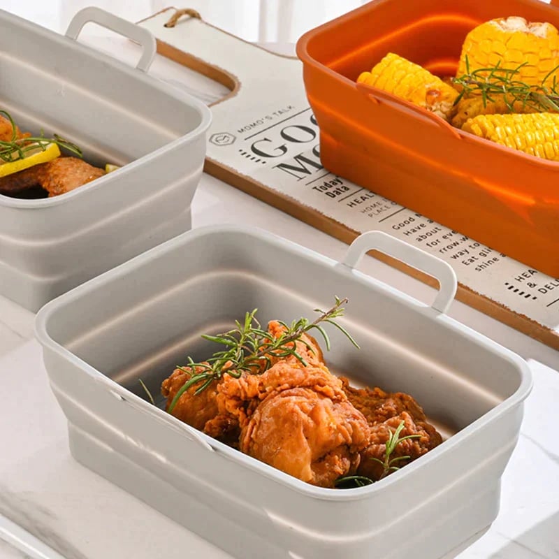 TLOPA® Foldable Air Fryer Silicone Baking Tray