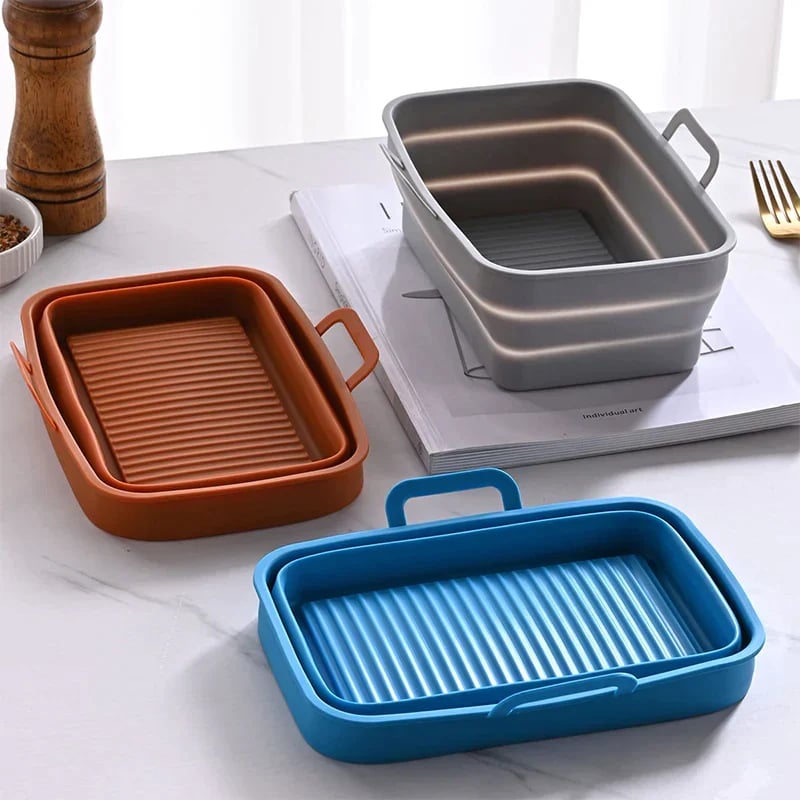 TLOPA® Foldable Air Fryer Silicone Baking Tray