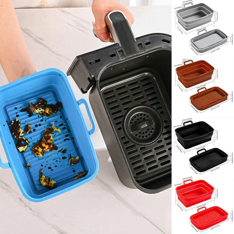 TLOPA® Foldable Air Fryer Silicone Baking Tray