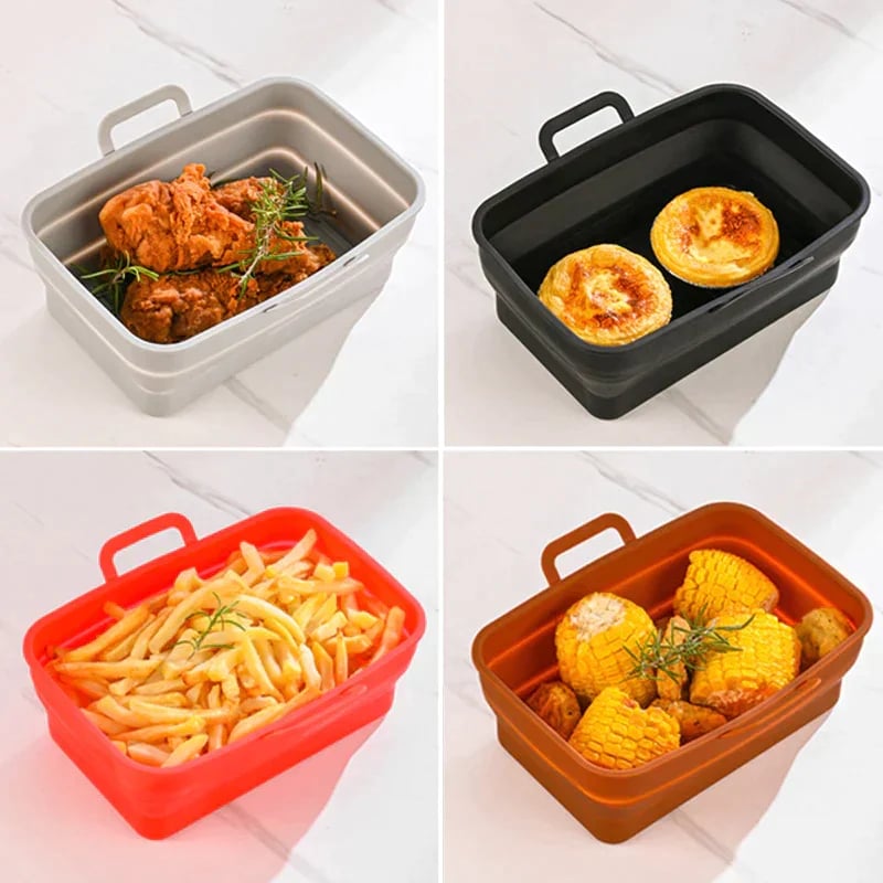 TLOPA® Foldable Air Fryer Silicone Baking Tray