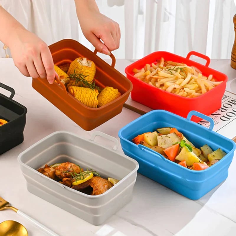 TLOPA® Foldable Air Fryer Silicone Baking Tray