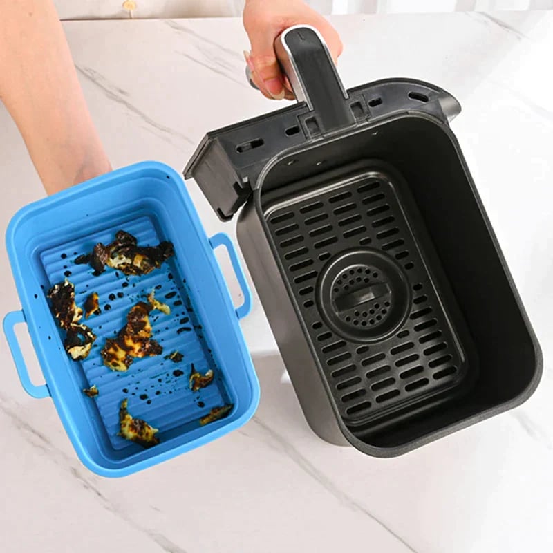 TLOPA® Foldable Air Fryer Silicone Baking Tray