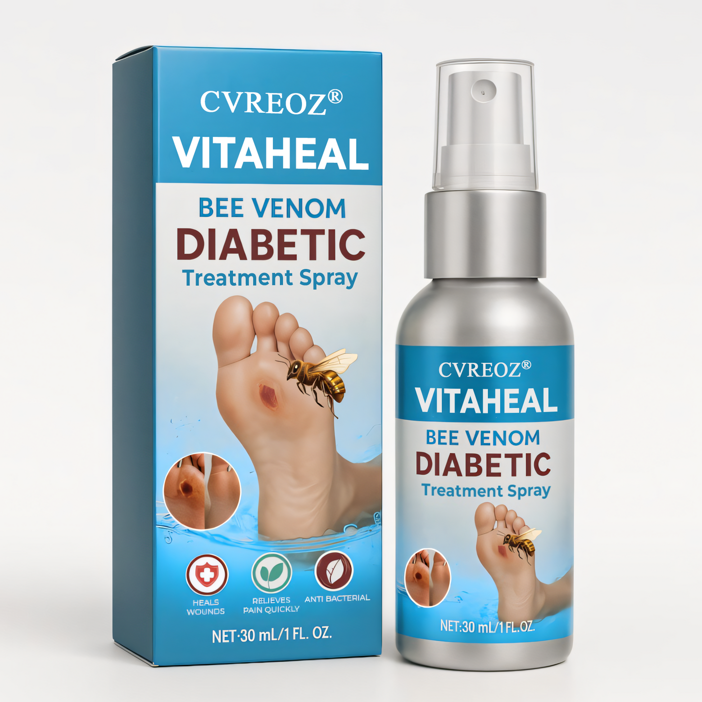 đSPECIAL OFFER: 60% Today Only!đ„CVREOZÂź VitaHeal Bee Venom Diabetic Treatment Spray