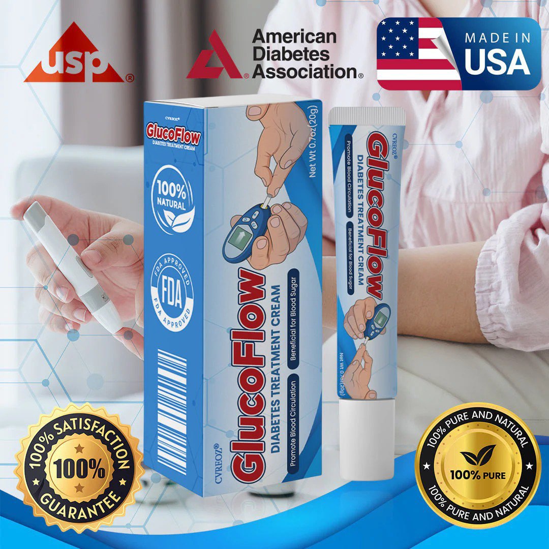 CVREOZ® GlucoFlow Diabetes Treatment Cream 🩵❤️ Summer 2025 HOT SALE 60% 🔥