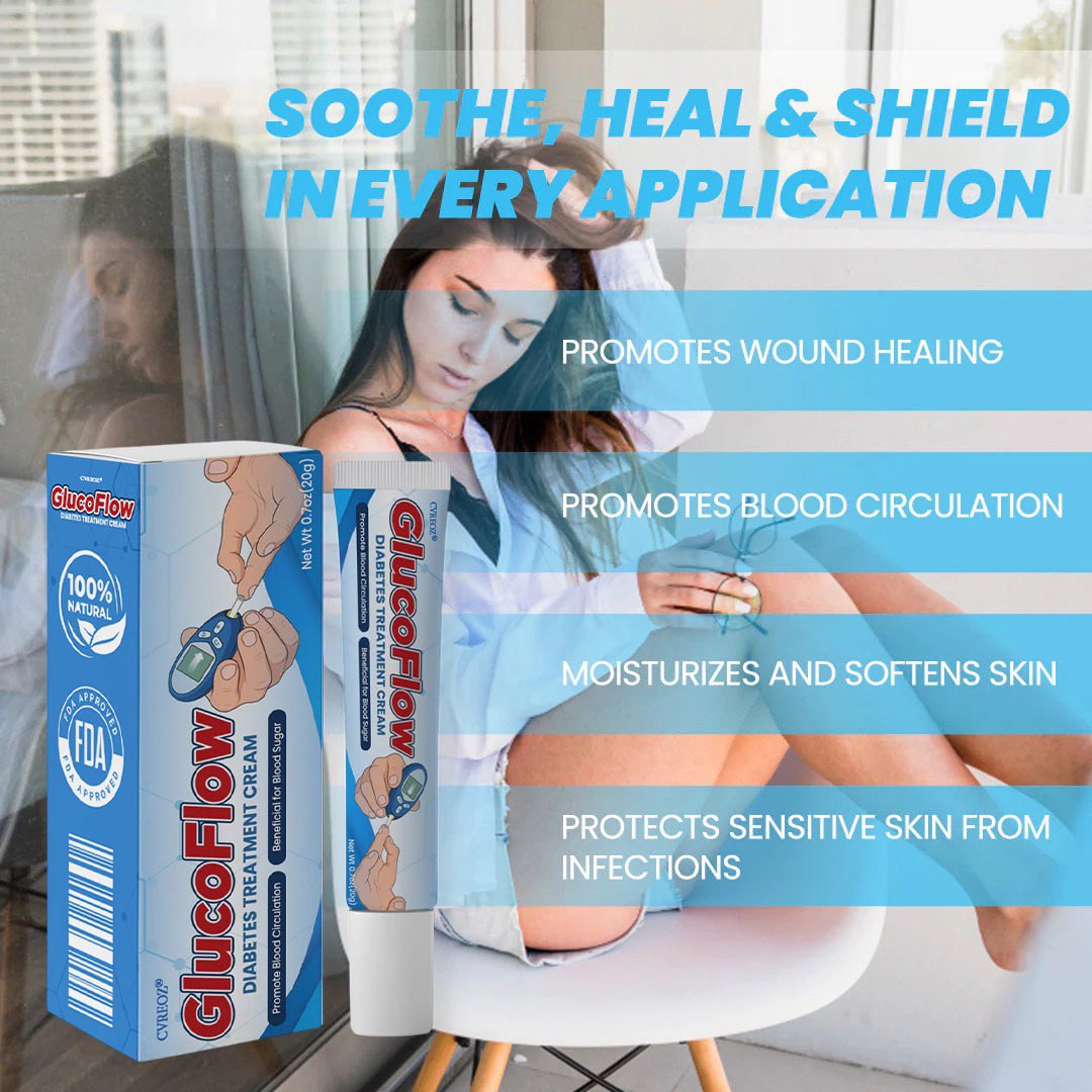 CVREOZ® GlucoFlow Diabetes Treatment Cream 🩵❤️ Summer 2025 HOT SALE 60% 🔥