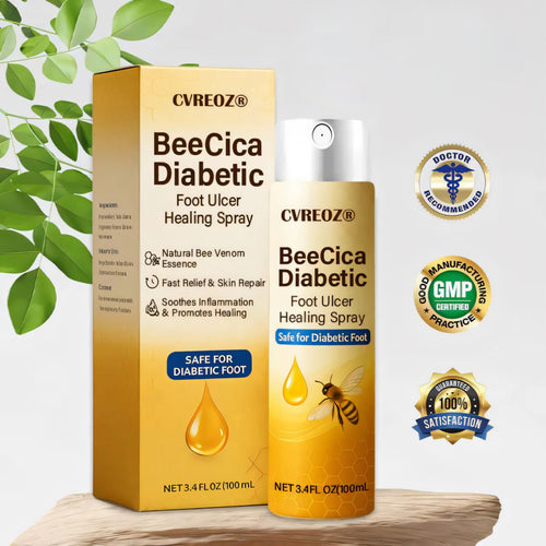 LIMITED TIME SALE OFF 70% 🔥CVREOZ® DiaCure Bee Venom & Centella Diabetic Foot Ulcer Spray