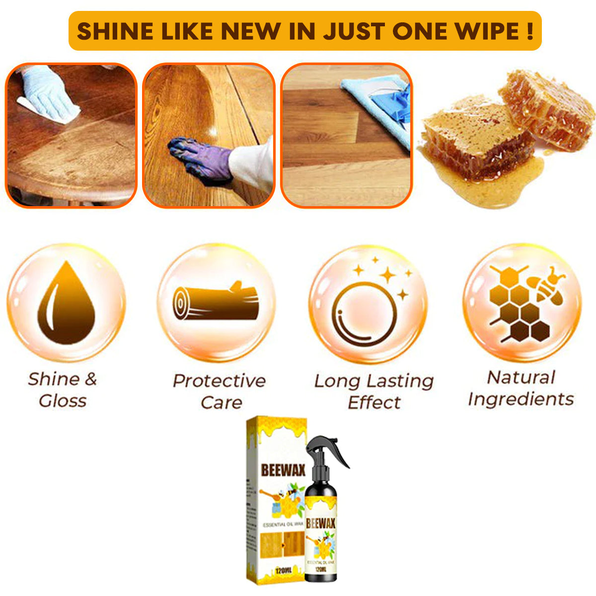 Natural Micro-Molecularized Beeswax Spray π₯ Limited Stock β Order Now! π₯