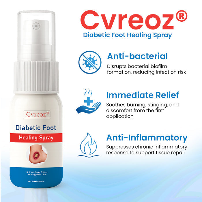🔥Hot Sales - 50% OFF🌿Cvreoz® Diabetic Foot Healing Spray