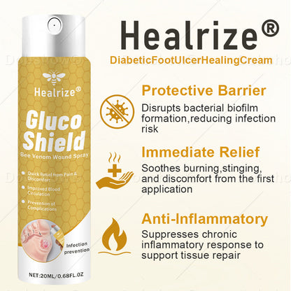 Healrize® GlucoShield Bee Venom Wound Spray