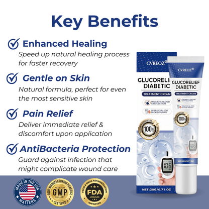 🔥Special Offer – 60% OFF This Week Only⏰: Cvreoz® GlucoRelief Diabetic Treatment Cream