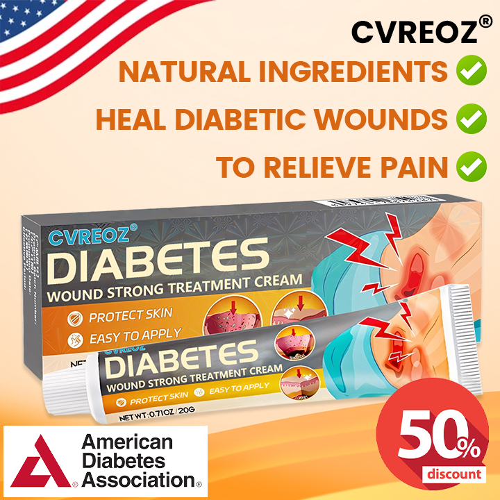 ⏰Last Day Promotion: 60% OFF🔥 Cvreoz® Diabetes Wound Strong Treatment Cream