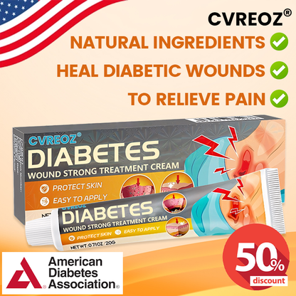 ⏰Last Day Promotion: 60% OFF🔥 Cvreoz® Diabetes Wound Strong Treatment Cream