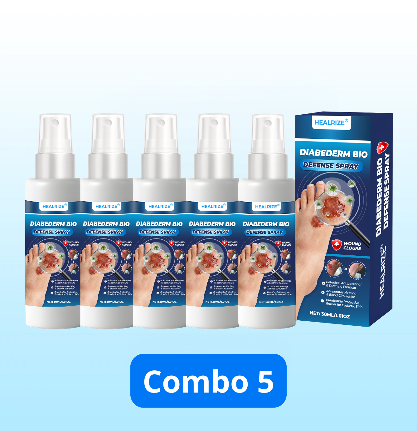 ⏰Last Day Promotion: 60% OFF🔥 HEALRIZE® DIABEDERM BIO-DEFENSE SPRAY