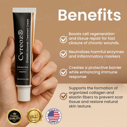 ⏰Last Day Promotion: 60% OFF🔥 Cvreoz® Advanced Wound Healing Cream for Diabetic Skin