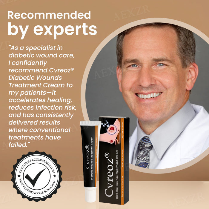 ⏰Last Day Promotion: 60% OFF🔥 Cvreoz® Advanced Wound Healing Cream for Diabetic Skin
