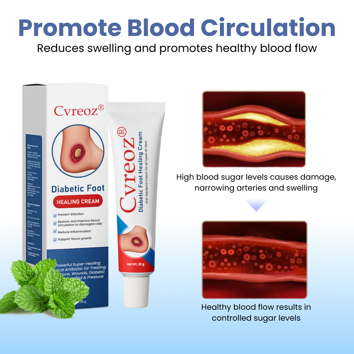 🔥Flash Sale: 60% OFF Today ONLY! Healrize® GlucoHeal Diabetic Foot Healing Cream