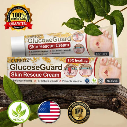 🎉SPECIAL OFFER: 60% OFF This Today Only!🔥 CVREOZ® GlucoseGuard Skin Rescue Cream