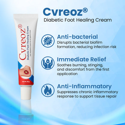 ⏰Last Day Promotion: 70% OFF 🔥Cvreoz® Diabetic Foot Healing Cream