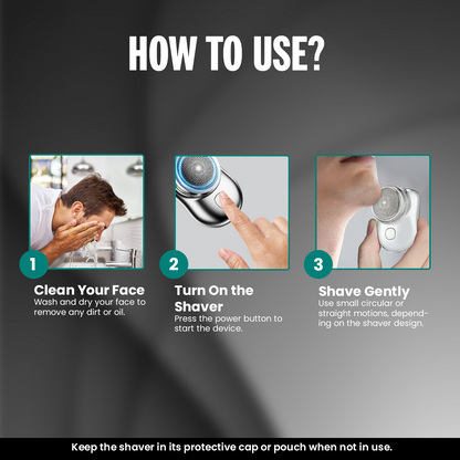 ⏰Last Day Promotion: 80% OFF🔥 TLOPA® Mini-Shave Portable Electric Shaver