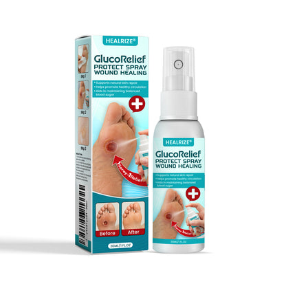 ⏰ EXCLUSIVE DEAL 60% OFF🔥Healrize® GlucoRelief Protect Spray Wound Healing