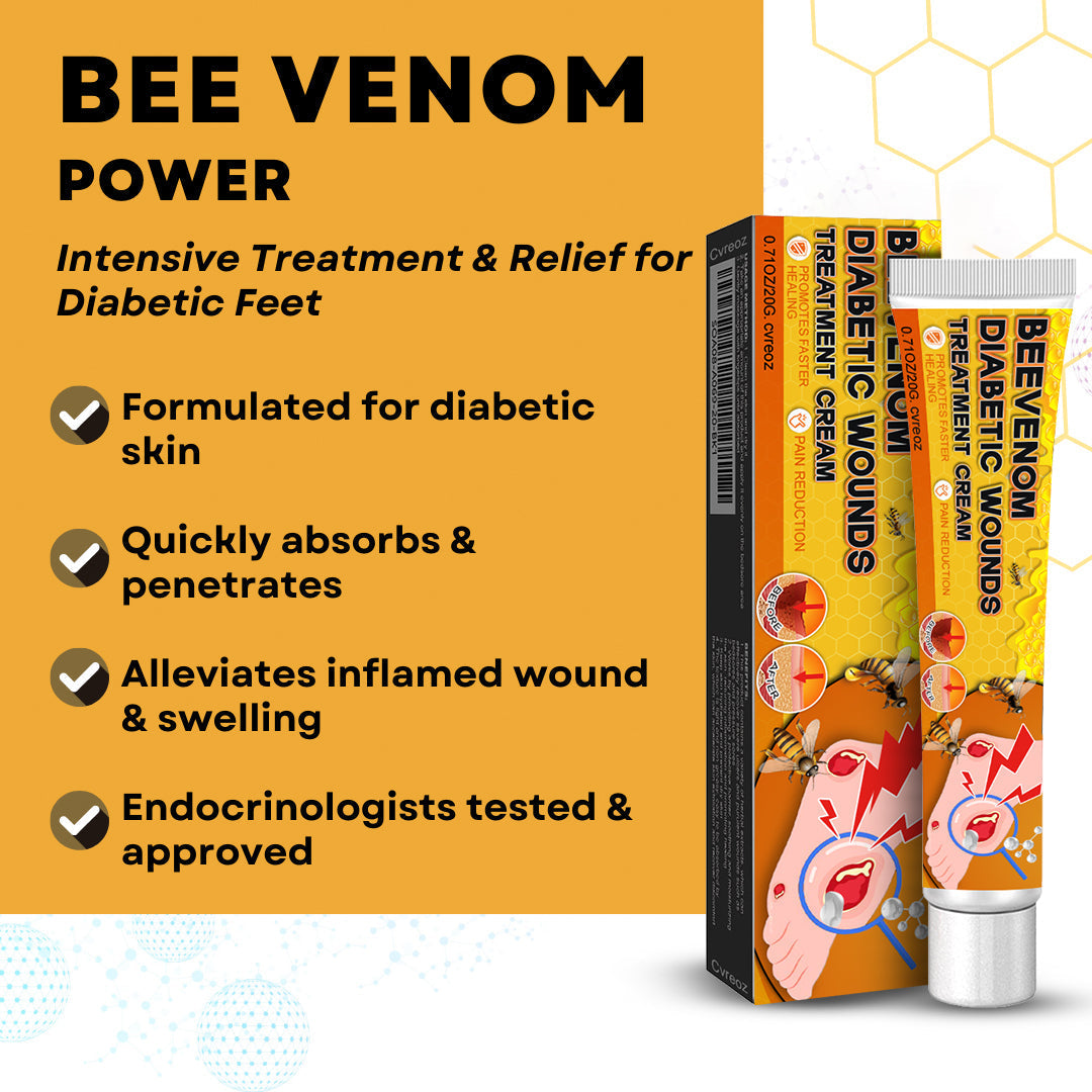 Cvreoz® Bee Venom Diabetic Wounds Treatment Cream