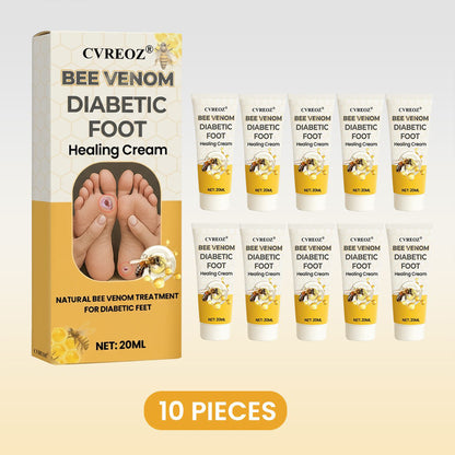 🎉SPECIAL OFFER: 60% OFF🔥 8M+ SOLD️🏆 CVREOZ® Bee Venom Diabetic Foot Healing Cream