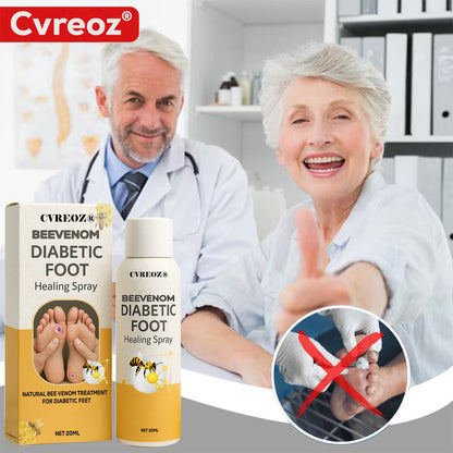 🎉SPECIAL OFFER: 60% OFF This Today Only!🔥 CVREOZ® Bee Venom Diabetic Foot Healing Spray