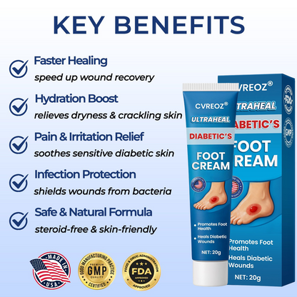 CVREOZ® UltraHeal Diabetic's Foot Cream