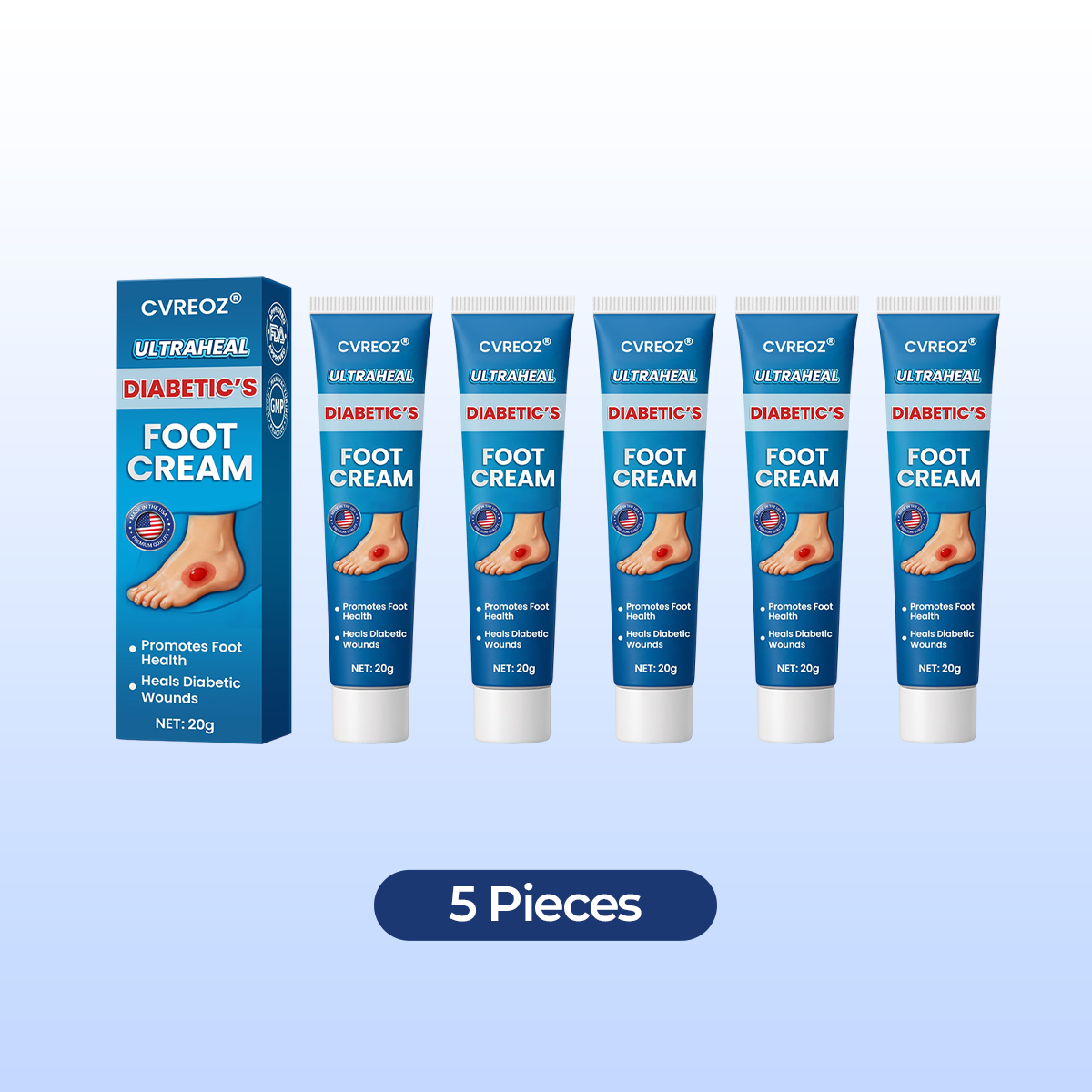 CVREOZ® UltraHeal Diabetic's Foot Cream