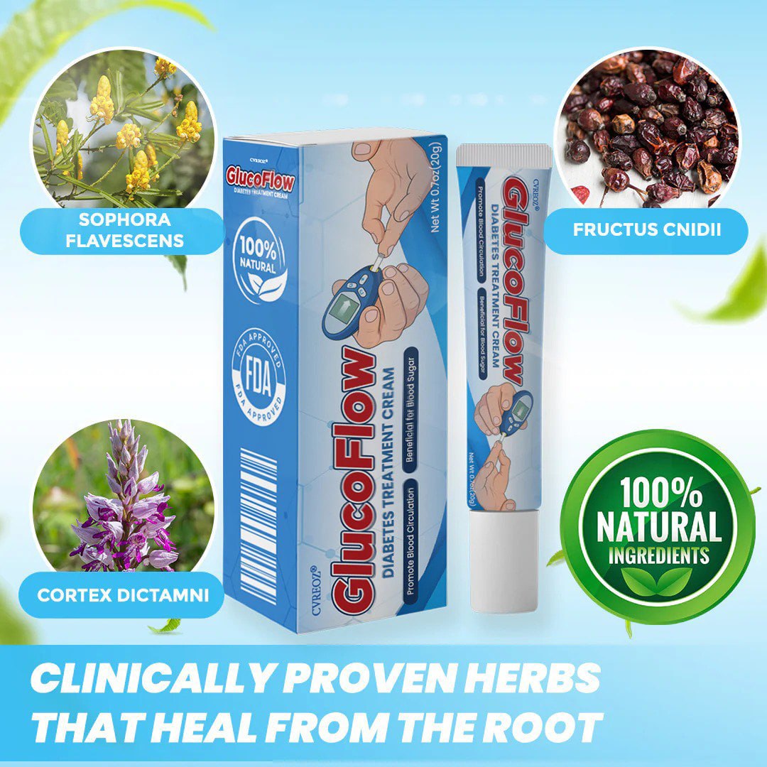 CVREOZ® GlucoFlow Diabetes Treatment Cream 🩵❤️ Summer 2025 HOT SALE 60% 🔥