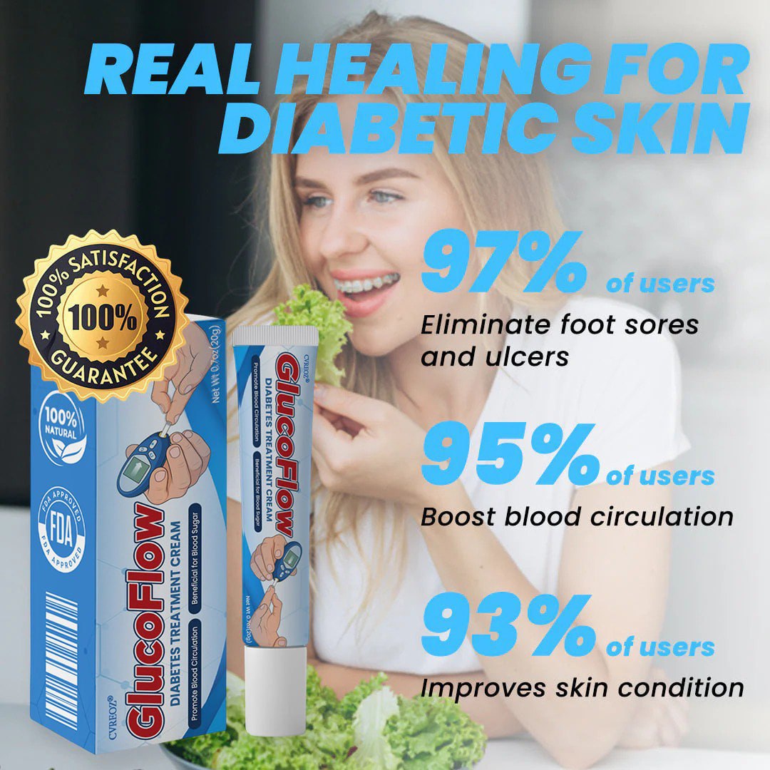 CVREOZ® GlucoFlow Diabetes Treatment Cream 🩵❤️ Summer 2025 HOT SALE 60% 🔥