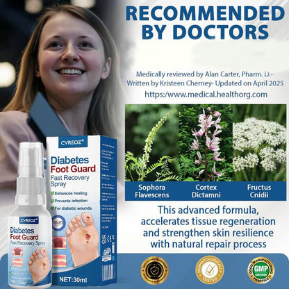 CVREOZ® Diabetes Foot Guard Fast Recovery Spray