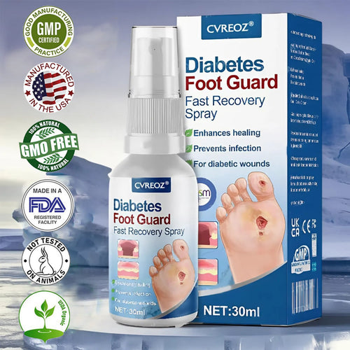 ⏰Last Day Promotion: 60% OFF🔥CVREOZ® Diabetes Foot Guard Fast Recovery Spray