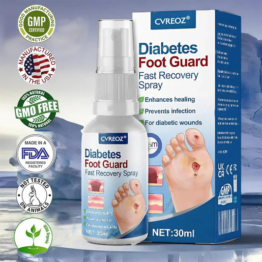 ⏰Last Day Promotion: 60% OFF🔥CVREOZ® Diabetes Foot Guard Fast Recovery Spray