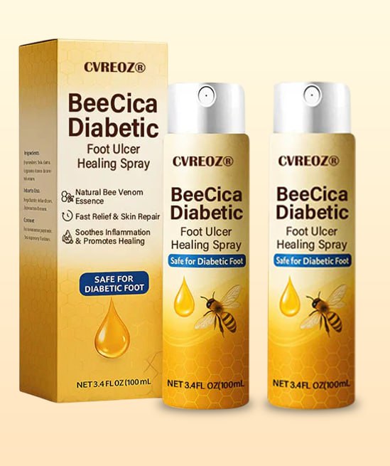 LIMITED TIME SALE OFF 70% 🔥CVREOZ® DiaCure Bee Venom & Centella Diabetic Foot Ulcer Spray