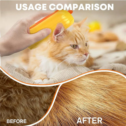 ⏰Last Day Promotion: 80% OFF🔥 Patented Exclusive Rechargeable Steam Pet Brush